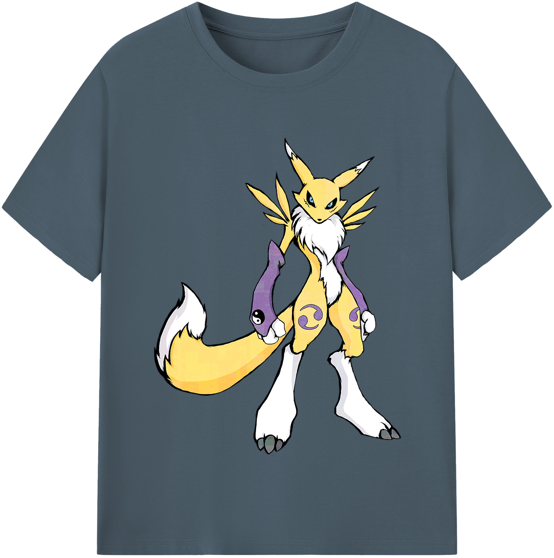 （画像用） Digimon デジタルモンスター/デジモン 綿100％半袖Tシャツ（フロントプリント）